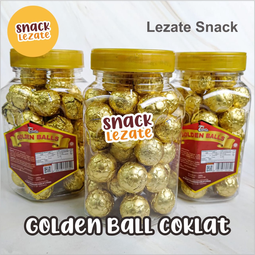 

Golden Balls Coklat Tobelo Isi 40 pcs Murah / Golden Balls Tobello Kiloan / Coklat Bola Toples Emas Golden Ball Wap Shop