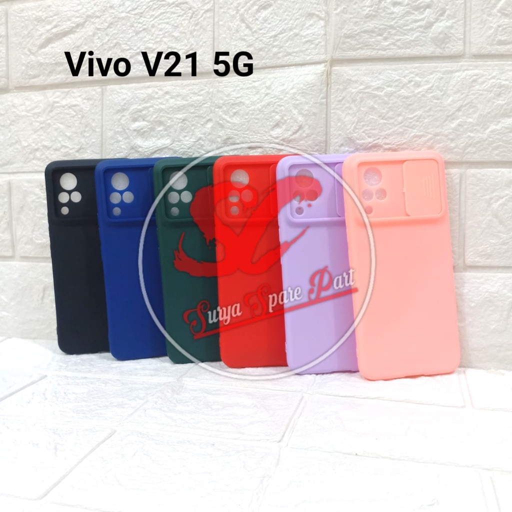 SOFTCASE SLIDE CAMERA PROTECTOR VIVO V21 5G - VIVO Y17 Y12 Y15 Y12i