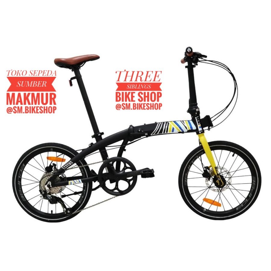 SEPEDA LIPAT ELEMENT ECOSMO NUGIE TRILOGY EDITION , HYDRAULIC, ALLOY