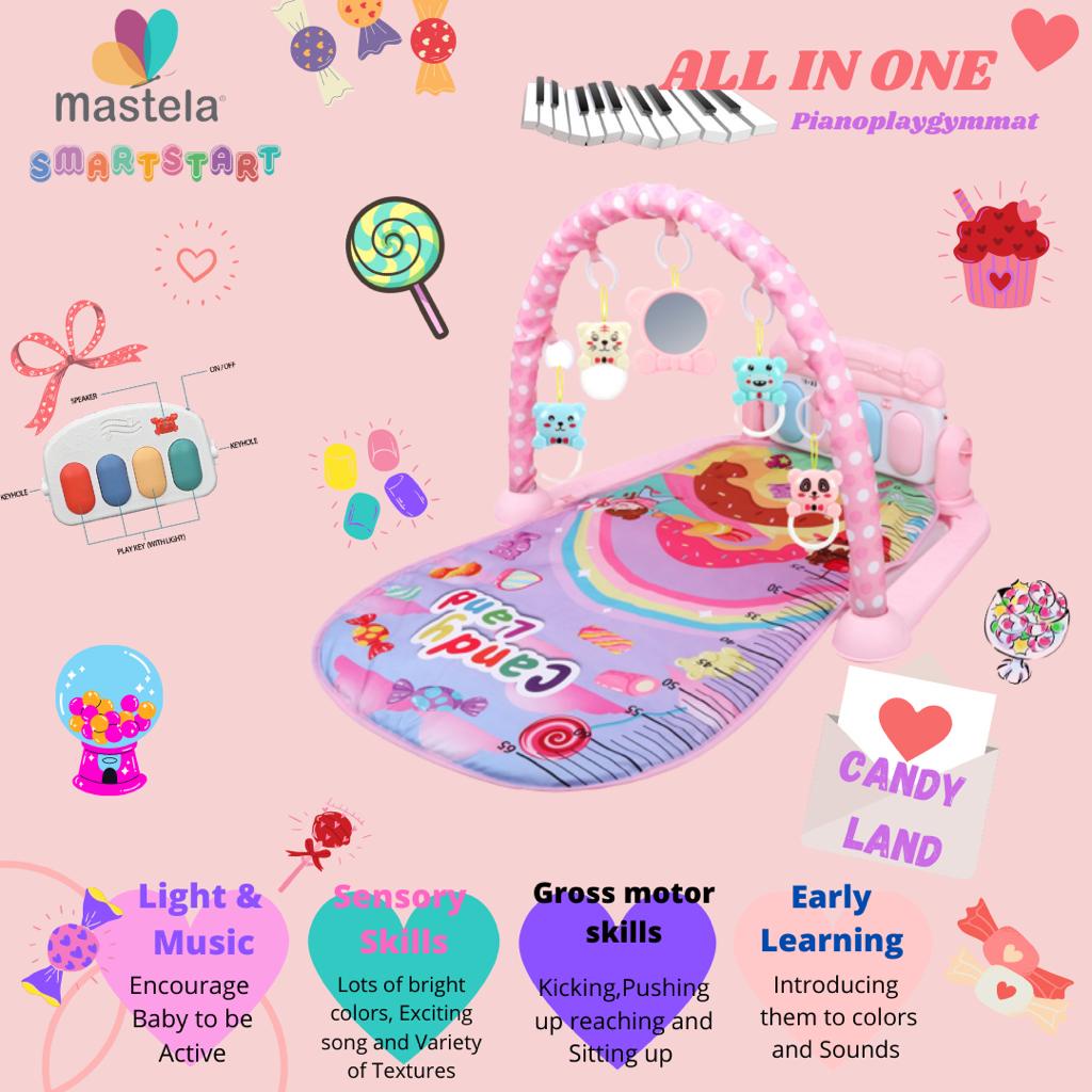 Mastela Piano Playgym Mat Playmat Edukasi Bayi