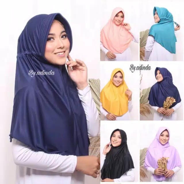 HIJAB INSTAN / JILBAB SERUT JOKOWI ADIBA / HIJAB SPANDEK MURAH ADEM TIDAK NERAWANG-4