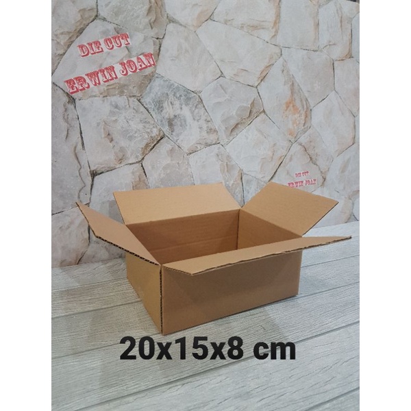 

Kardus / Box / uk. 20x15x8 cm / Karton Packing polos baru ST