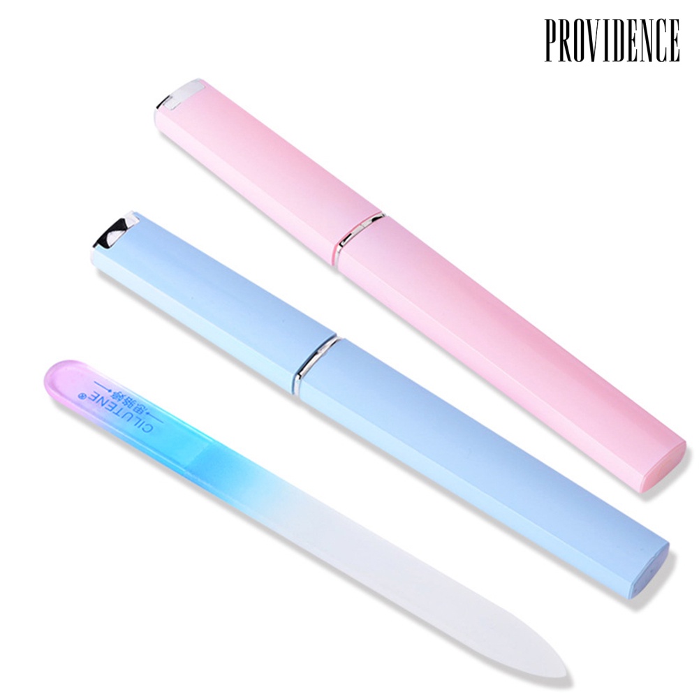 Providence Professional Glass Nail Art File Cuticle Dead Hard Skin Remover Pedicure Buffer