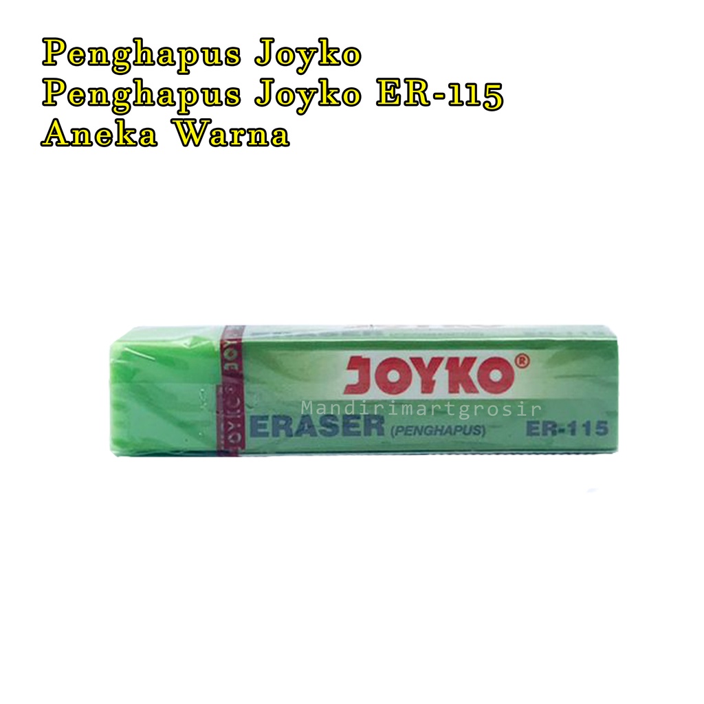 Penghapus / Joyko / Penghapus Joyko Aneka Warna