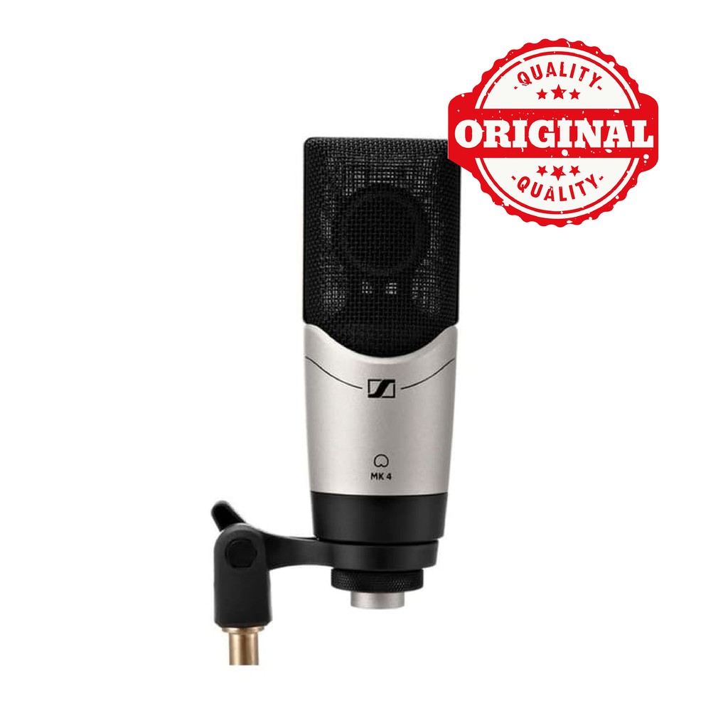 Mic Sennheiser Mk4 Set Cardioid Condenser Ori Made In Germany Shopee Indonesia