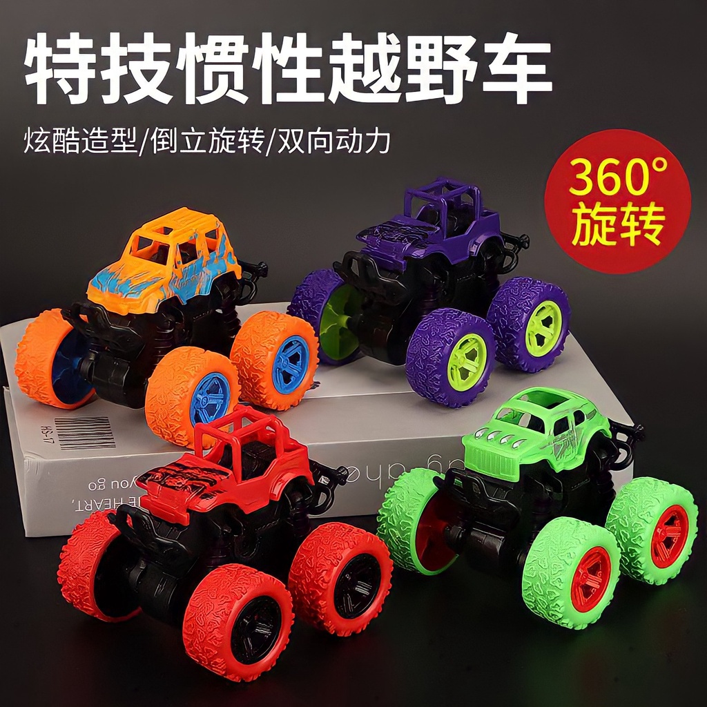 MINIGO PROMO Mainan Anak Laki Laki Mobil Monster Zap Jip Off Road 4 Drive Inertial Bigfoot 360