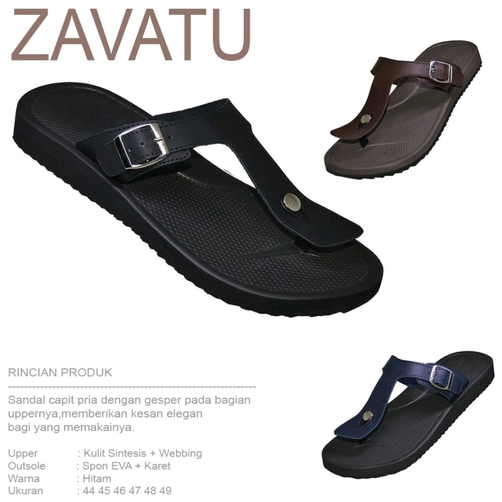 Sandal Sendal Pria Big Size ukuran besar 44 45 46 47 48 49 ZVT 013