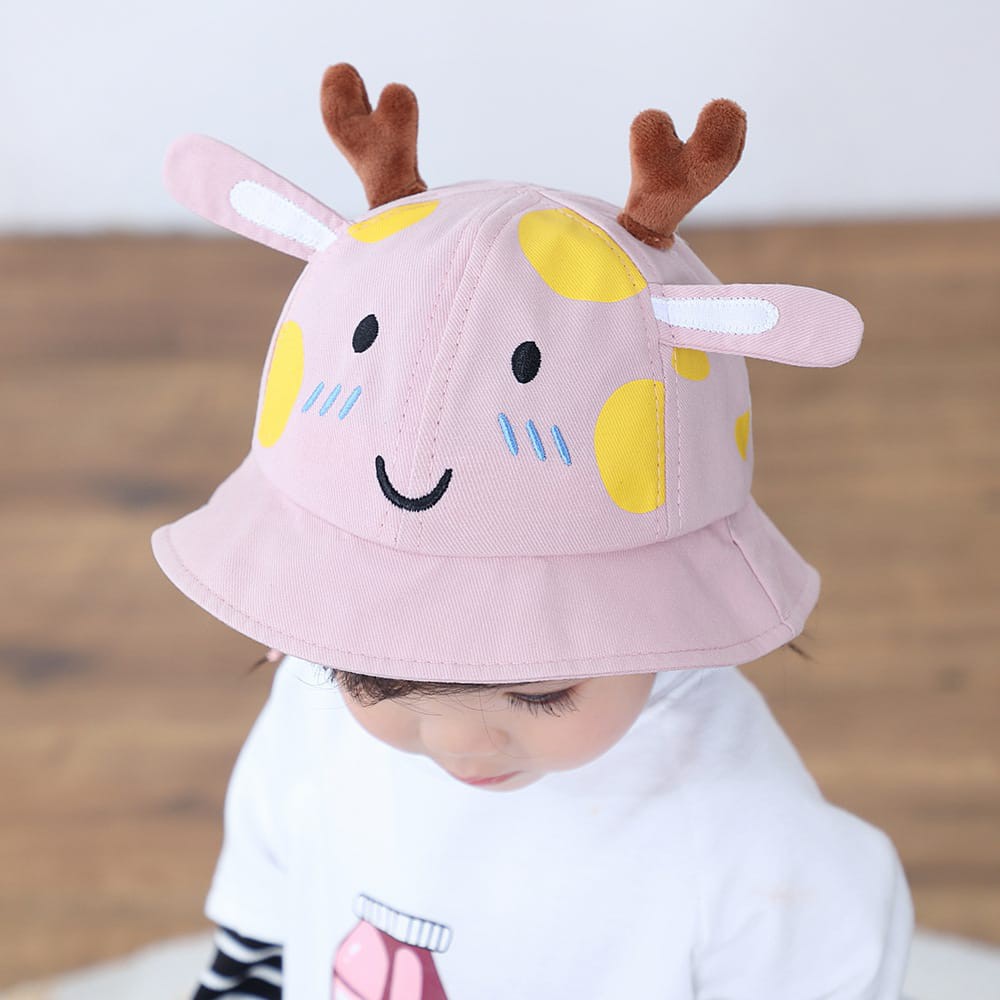 TOPI BUCKET HAT IMPOR TOPI ANAK RUSA POLKADOT UNISEX