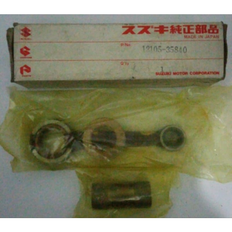 Stang seher piston connecting rod kit Suzuki RC80 RC 80 RC100 RC 100 ORI SGP 12105-35840