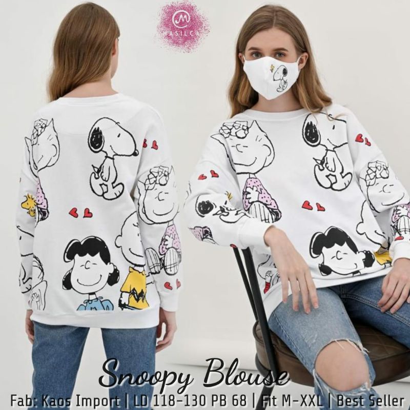 snoopy blouse by masilca