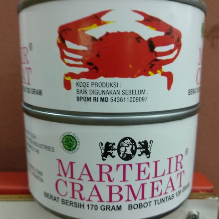 Martelir Crabmeat / Daging Kepiting dalam kemasan / 170 gr