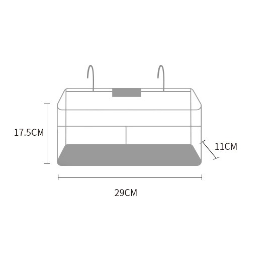 Swopply HL0226 Tas Penyimpanan Gantung Organizer Bedside Storage Serbaguna Tas Gantung