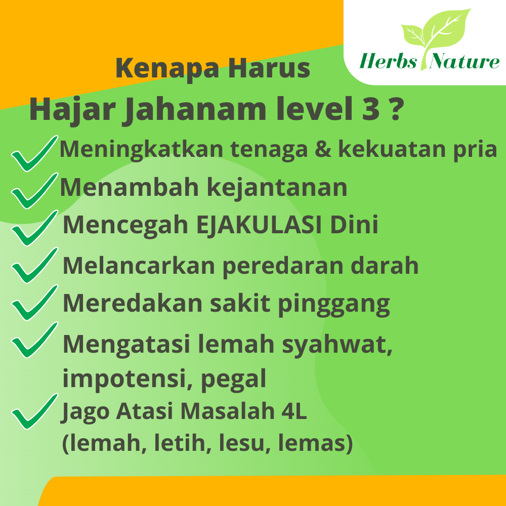 HAJAR JAHANNAM LEVEL 3 ORI OBAT OLES KUAT PRIA DEWASA TAHAN LAMA EREKSI KERAS & ATASI EJAKULASI DINI-5