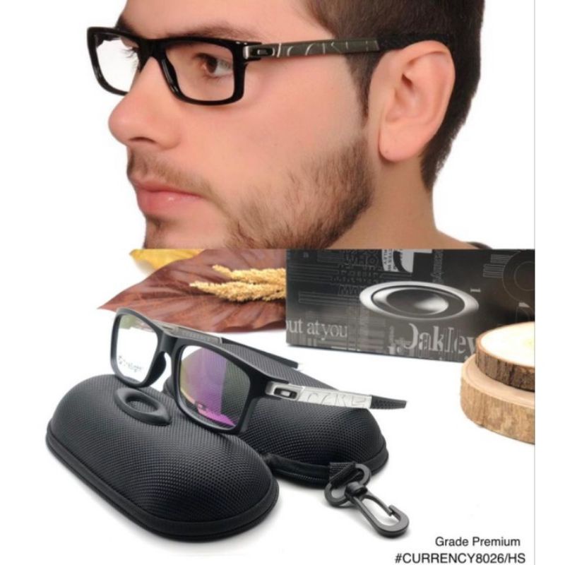kacamata pria keren (8026) paket lensa photocromic