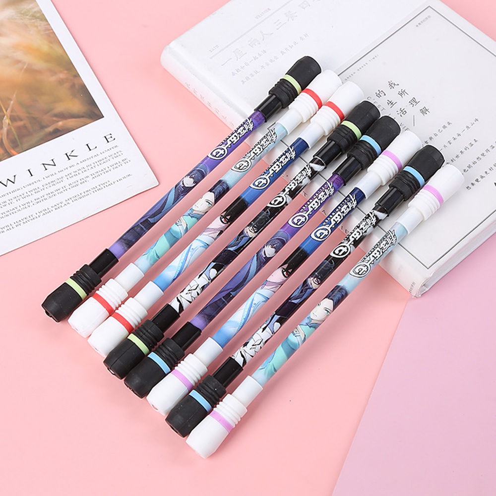 1pc Pulpen Desain Kartun Warna Acak Untuk Pelajar
