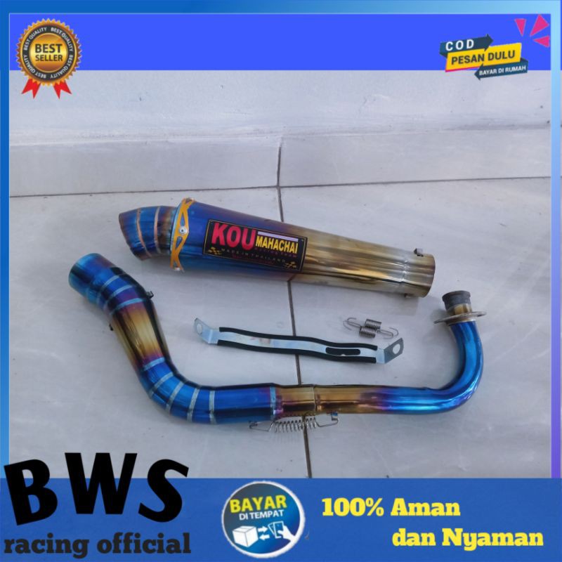 knalpot kou blue moon vario150,125,pcx,dll