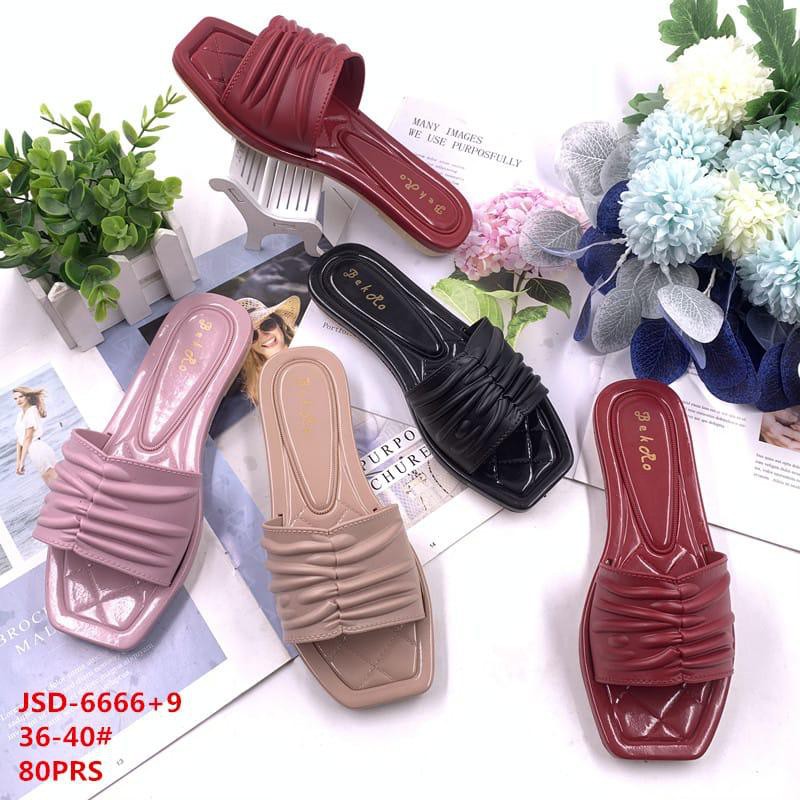 Sandal Jelly Import SERUT Tengah / Sandal Wanita 6666 + 9