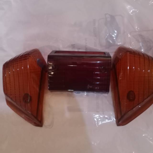 Mika kaca lampu stop belakang Yamaha RX king rxs lama old kotak