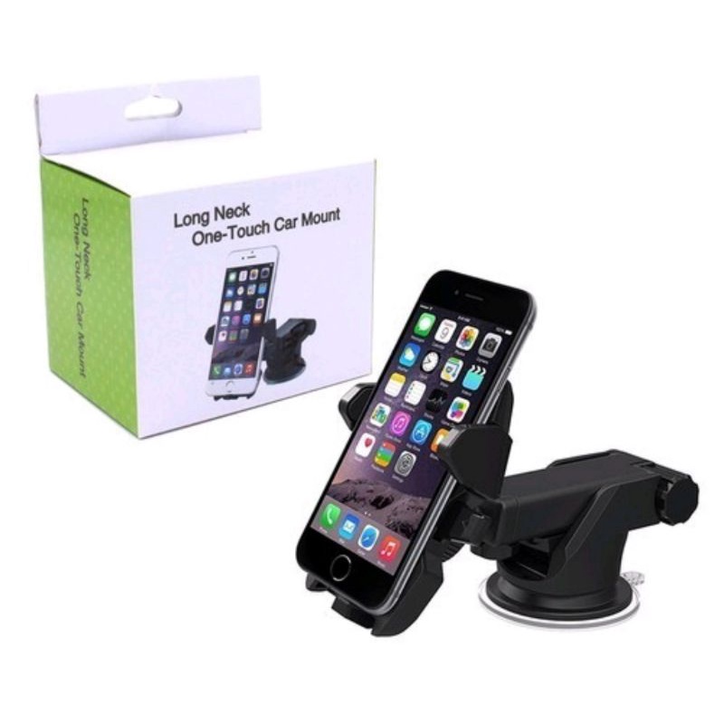 Long Neck Car Holder Mobil Stand Bracket HP GPS Tempat Pegangan Handphone Smartphone