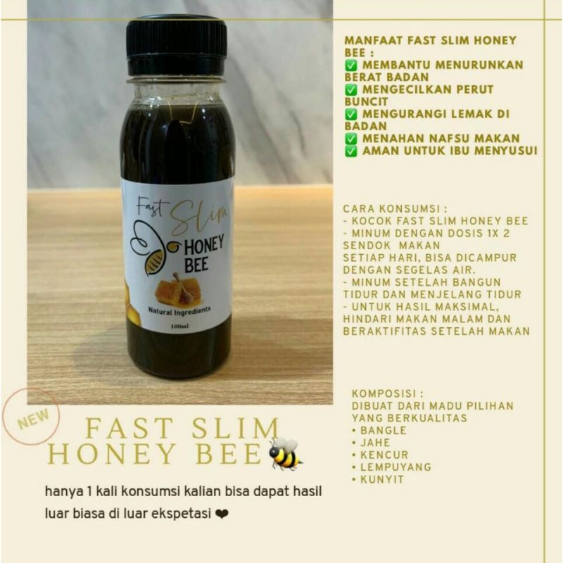 

celo fast slim honey bee 100ml