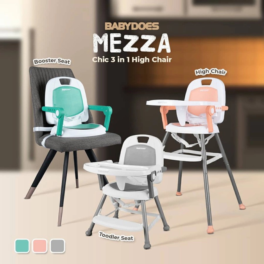 Kursi Makan Bayi Baby Chair BabyDoes CH KT 614 SN Mezza 3 