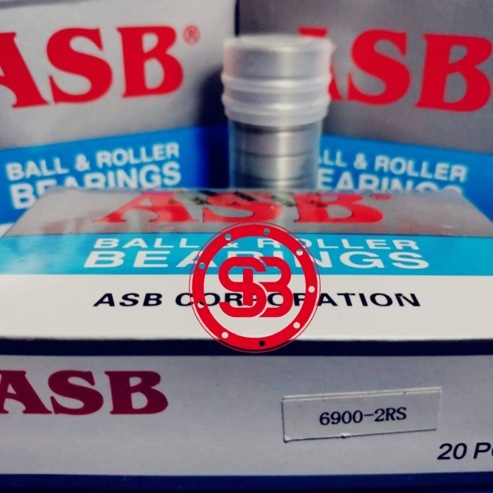 Bearing / Laker / Laher 6900 2RS ASB ( tutup karet )