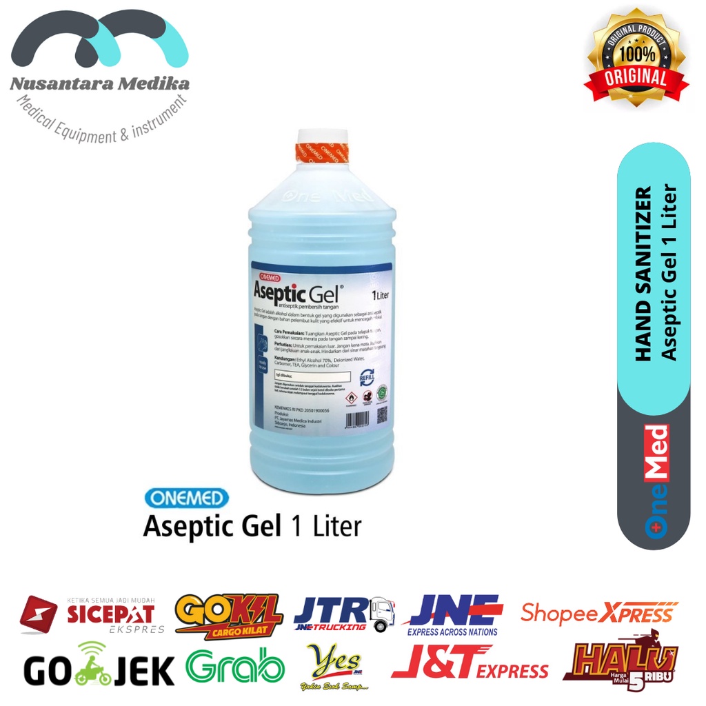 Aseptic Gel Onemed 1 Liter Original Onemed// aseptik gel