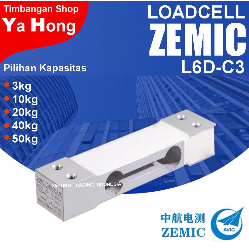 Loadcell Zemic L6D C3 Load Cell Sensor Timbangan Digital