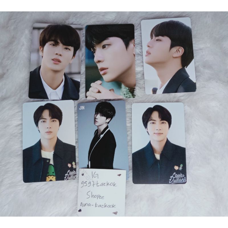 PHOTOCARD OFFICIAL JAPAN JIN / SEOKJIN DANGER BUNDLE DICON 101