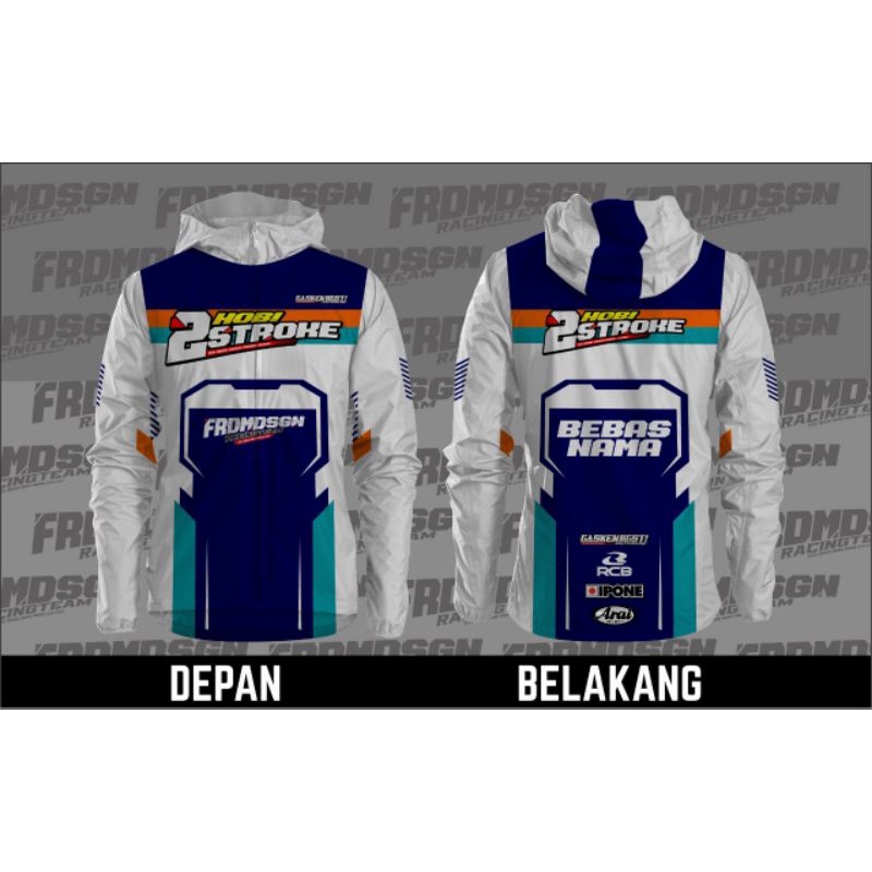 JAKET TOURING HOBI 2 STROKE JAKET RIDING 2STROKE