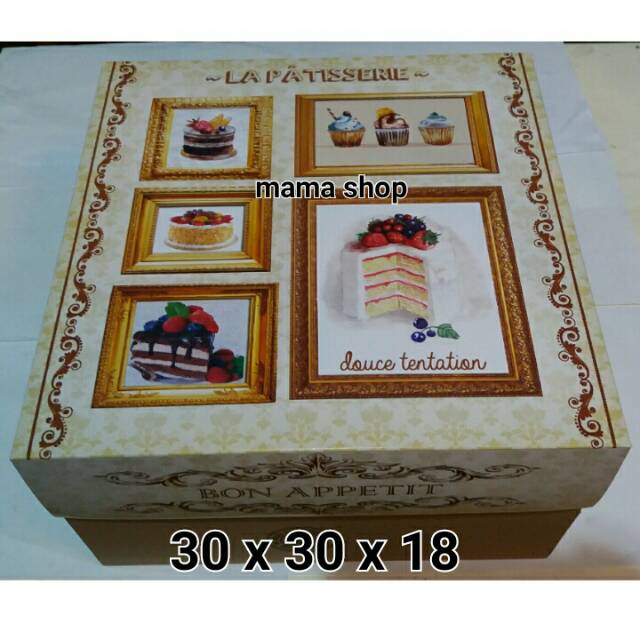 DUS KUE Box Karton Bolu Ulang Tahun Tempat Kue