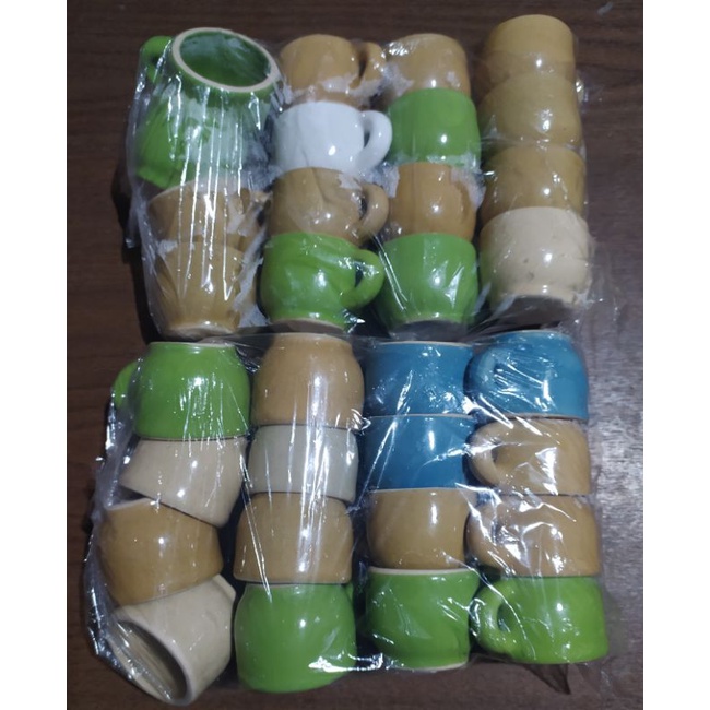 cangkir keramik mini/cawan keramik/wadah tirta