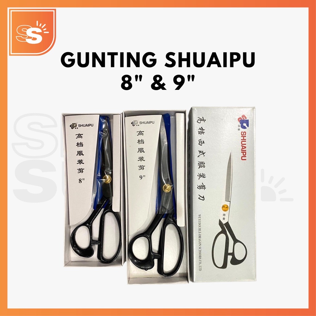 Gunting Kain Shuaipu Ukuran 8&quot; 9&quot; 10&quot;