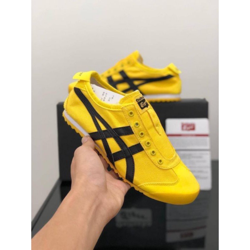 sepatu onitsuka tiger mexico 66 original black yellow