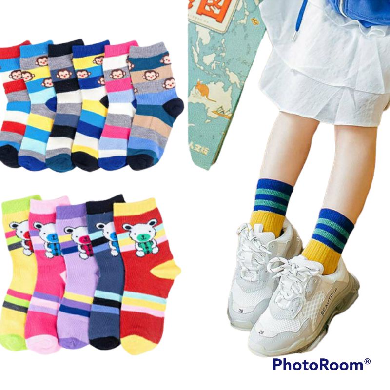 TERMURAH Kaos Kaki Tk-SD Motif Lucu/Kaos Kaki anak kaos kaki anak cewe cowo kaoskaki