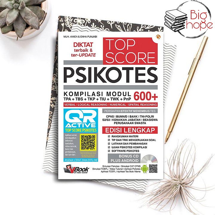 Jual Buku Psikotes Top Score Psikotes Shopee Indonesia