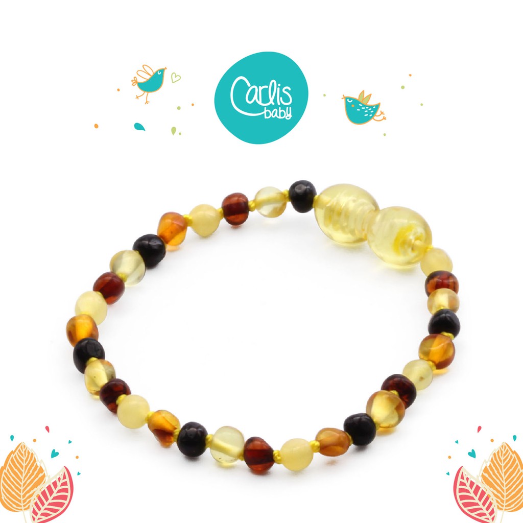 XB44M1 Gelang Amber Tumbuh Gigi Bayi By Carlis Baby