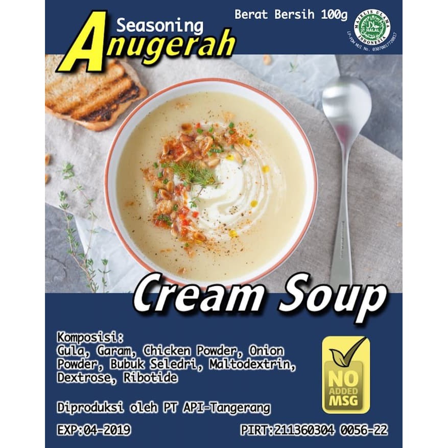 

Cream Soup Kemasan 1kg