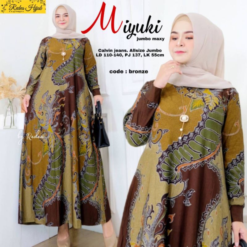 Gamis Jumbo Calvin Jeans LD 110-140 GAMIS MIYUKI JUMBO MAXY