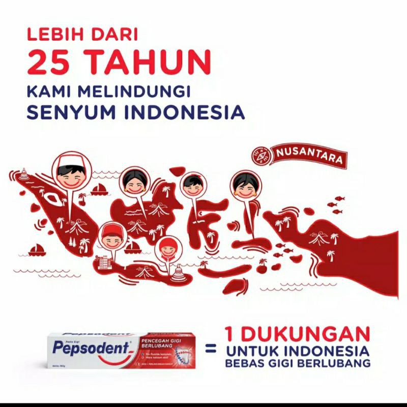 Pepsodent Pencegah Gigi Berlubang Pasta Gigi Pepsodent 225 gram gratis sikat gigi