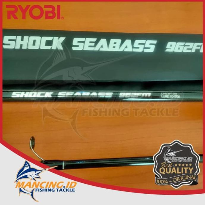 Joran Pancing Ryobi Shock Seabass 962Fm (Fuji) Fishing Rod Spinning
