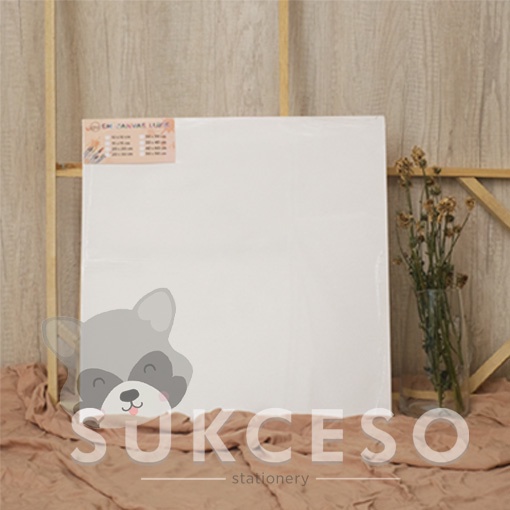 

SM Canvas Kanvas 50 x 50cm (Tipis) / Media Lukis Murah Berkualitas
