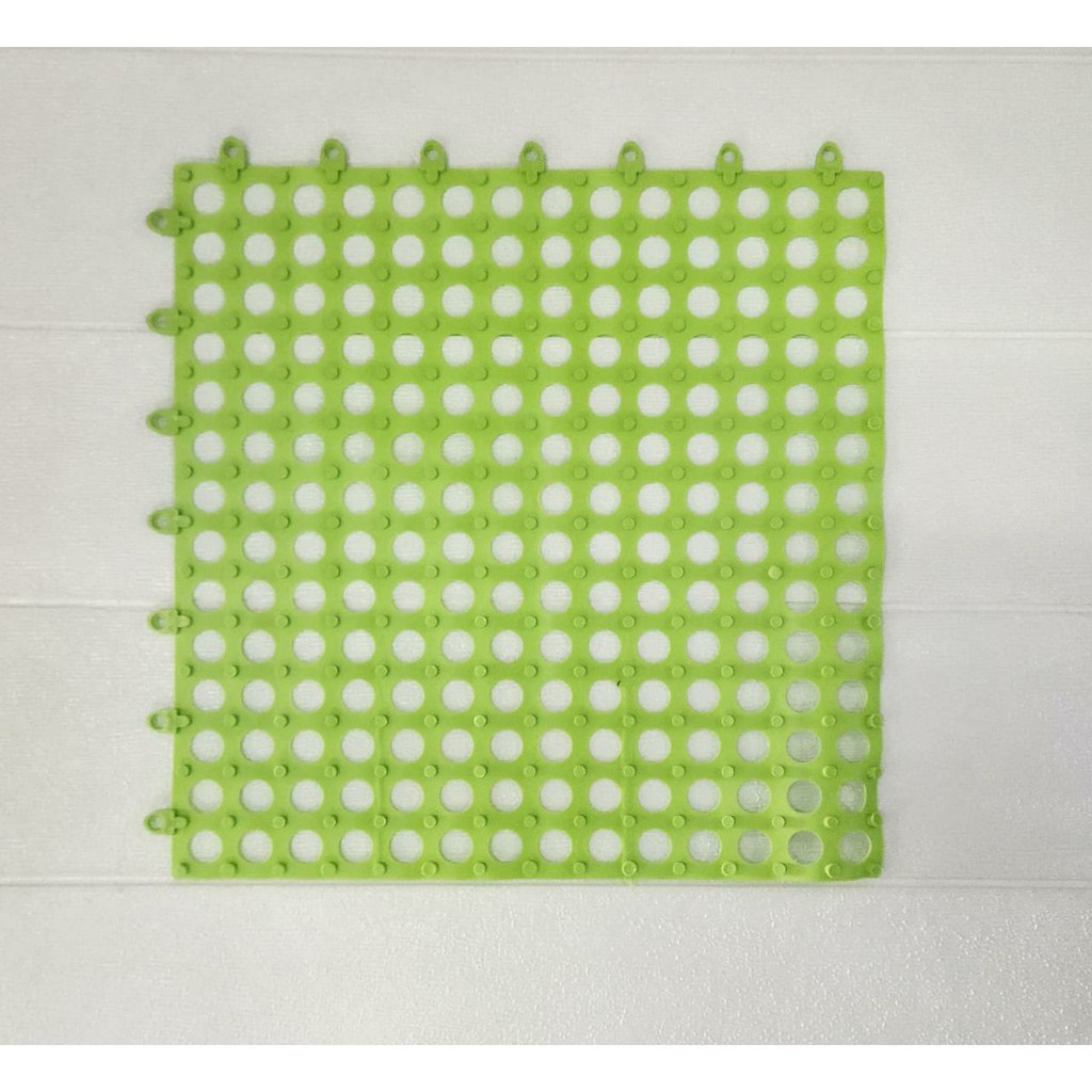⭐Bobastore⭐ R529 ALAS KANDANG KELINCI KUCING ANJING ALAS 30x30 POLKADOT - TATAKAN KANDANG KELINCI - FOOTREST KELINCI-HIJAU
