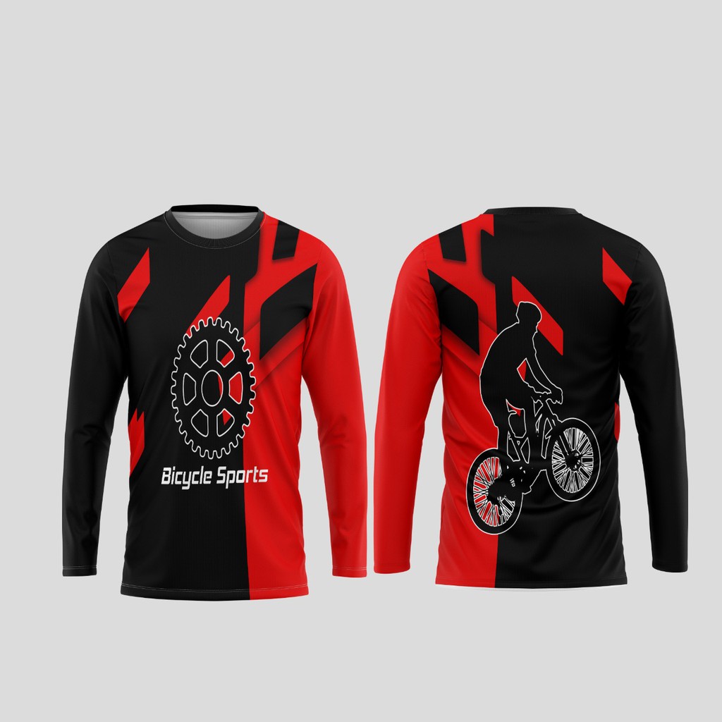 TERBARU  Kaos Baju Jersey Sepeda MTB Custom Satuan