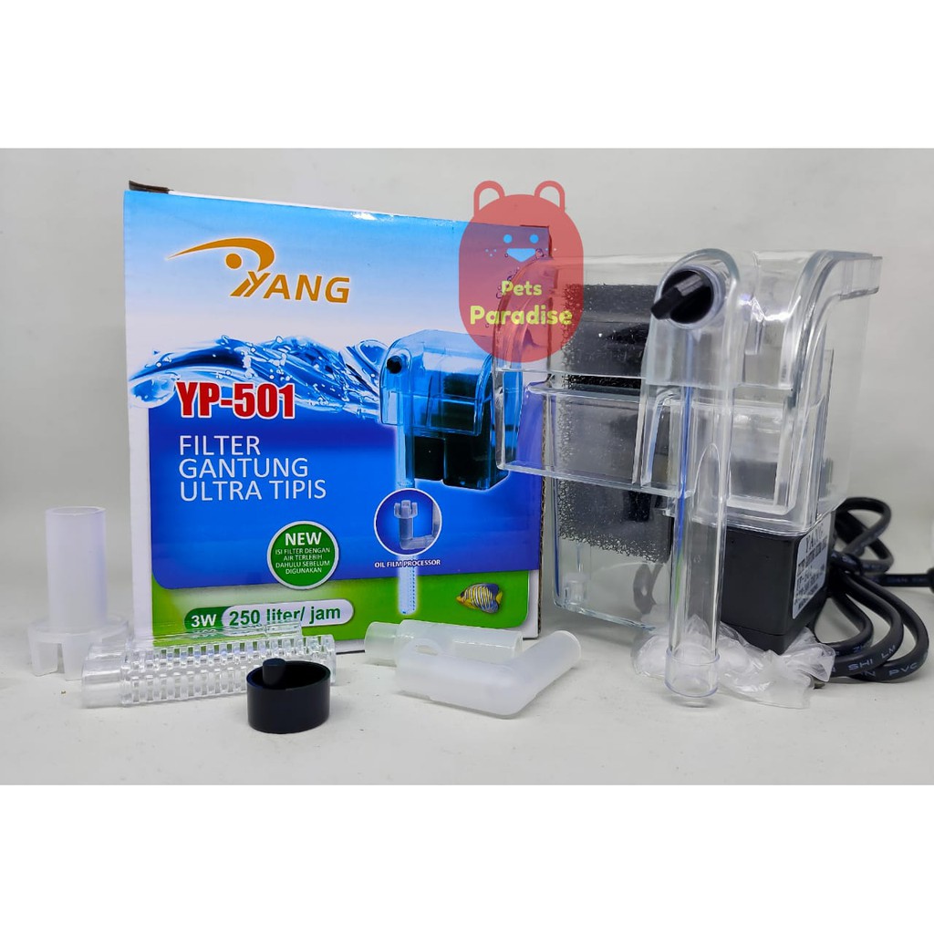 YANG YP 501 Filter Gantung Aquarium / Hang on Filter Skimmer