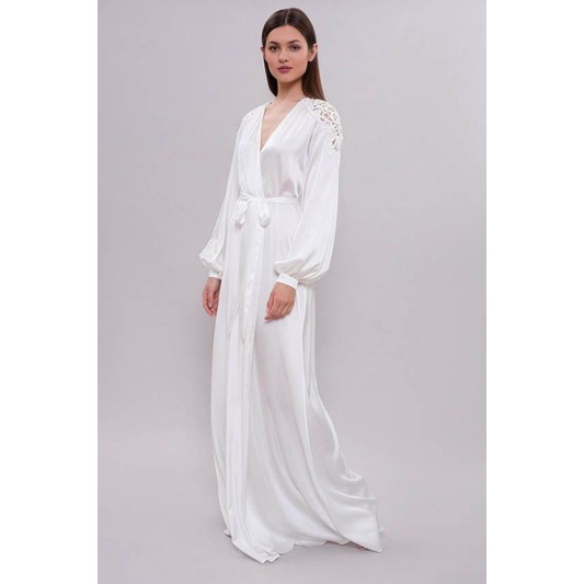 robe || robe pengantin || robe lace || kimono pengantin || kimono lace || bridesmide || wedding