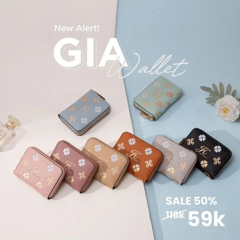 GIA WALLET DOMPET KARTU WANITA ORIGINAL JIMS HONEY