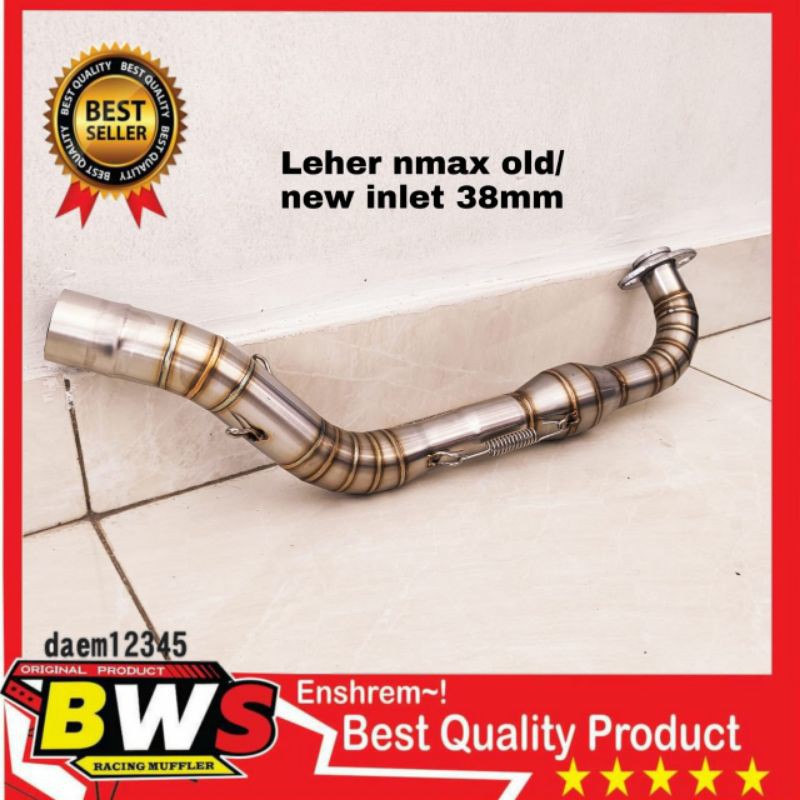 Pipa leher knalpot racing New Nmax - Nmax old full stainlles inlet 38mm