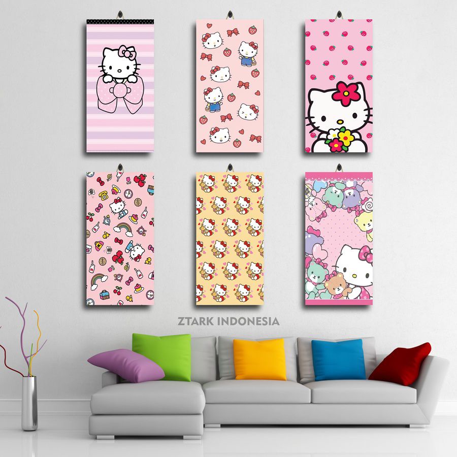 21-39 POSTER RUANG KARTUN HELLO KITTY 15X30 RDXII/WQZ8T/ PAJANGAN RUANG HELLO KITTY AND FRIENDS / HI