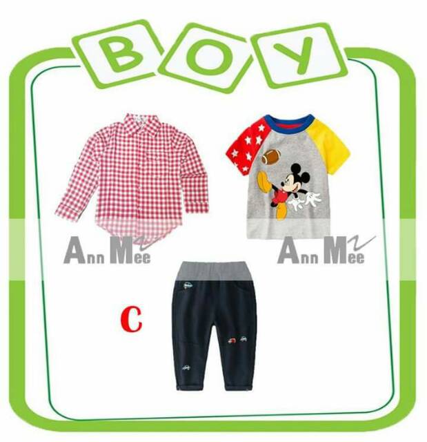 ANNMEEBOY SETELAN ANAK CoWO